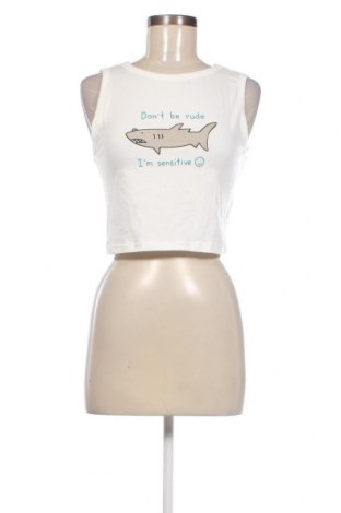 Γυναικείο αμάνικο μπλουζάκι SHEIN, Μέγεθος M, Χρώμα Λευκό, Τιμή 5,12 €