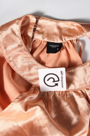 Γυναικείο αμάνικο μπλουζάκι Second Female, Μέγεθος M, Χρώμα Πορτοκαλί, Τιμή 7,67 €