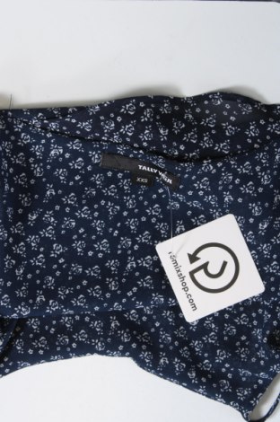 Γυναικείο αμάνικο μπλουζάκι Tally Weijl, Μέγεθος XS, Χρώμα Μπλέ, Τιμή 3,57 €