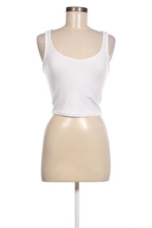 Γυναικείο αμάνικο μπλουζάκι Weekday, Μέγεθος S, Χρώμα Λευκό, Τιμή 12,37 €