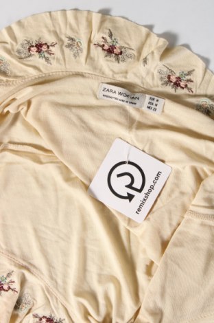 Tricou de damă Zara, Mărime M, Culoare Bej, Preț 42,73 Lei