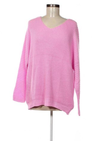 Дамски пуловер, Размер L, Цвят Розов, Цена 22,08 лв.