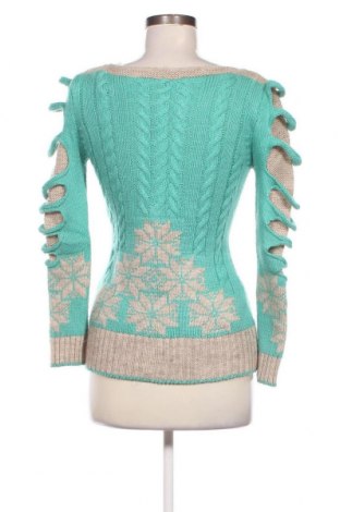 Дамски пуловер, Размер S, Цвят Зелен, Цена 13,44 лв.