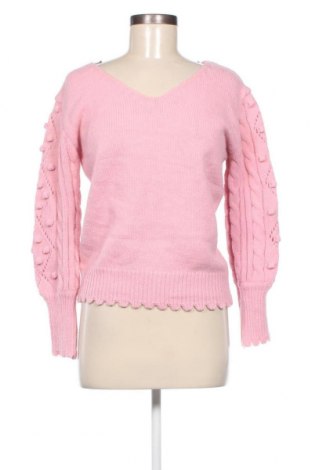 Dámský svetr, Velikost M, Barva Růžová, Cena  185,00 Kč