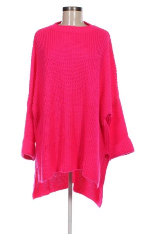 Дамски пуловер, Размер XXL, Цвят Розов, Цена 18,85 лв.