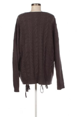 Γυναικείο πουλόβερ, Μέγεθος 3XL, Χρώμα Γκρί, Τιμή 8,07 €