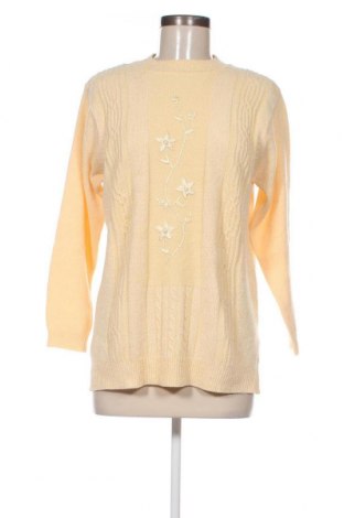 Дамски пуловер, Размер M, Цвят Жълт, Цена 17,60 лв.