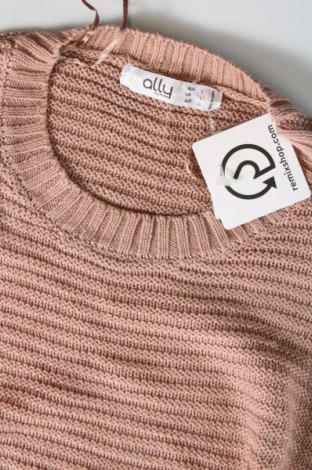 Дамски пуловер Ally, Размер L, Цвят Бежов, Цена 12,47 лв.