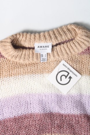 Дамски пуловер Aware by Vero Moda, Размер S, Цвят Многоцветен, Цена 10,80 лв.