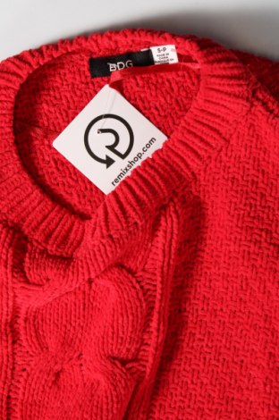 Дамски пуловер BDG, Размер S, Цвят Червен, Цена 17,63 лв.