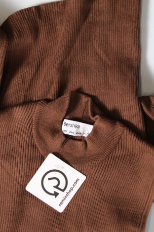Дамски пуловер Bershka, Размер L, Цвят Кафяв, Цена 13,34 лв.