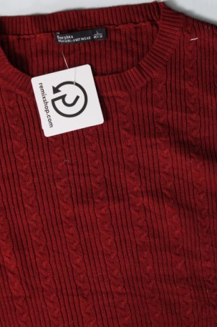 Дамски пуловер Bershka, Размер L, Цвят Червен, Цена 11,60 лв.