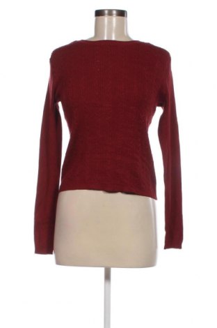 Дамски пуловер Bershka, Размер L, Цвят Червен, Цена 12,47 лв.