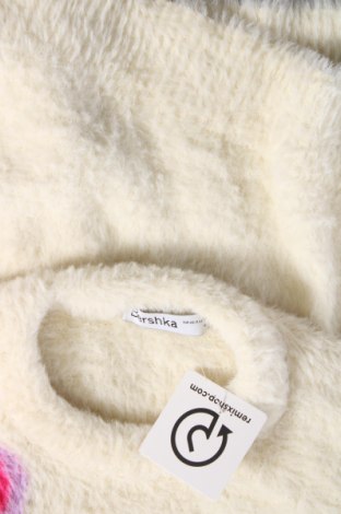 Дамски пуловер Bershka, Размер XS, Цвят Екрю, Цена 11,60 лв.