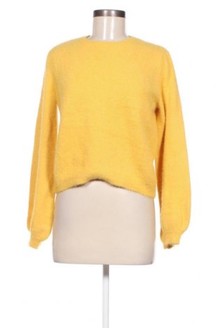 Дамски пуловер Bershka, Размер M, Цвят Жълт, Цена 11,60 лв.
