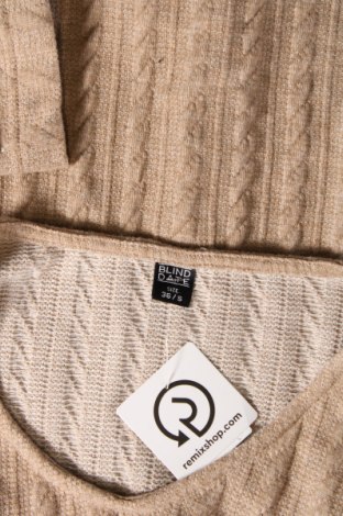 Γυναικείο πουλόβερ Blind Date, Μέγεθος S, Χρώμα Καφέ, Τιμή 7,18 €