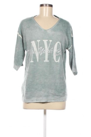 Дамски пуловер Body Flirt, Размер M, Цвят Зелен, Цена 14,21 лв.