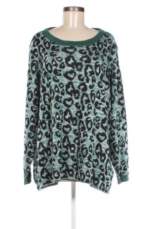 Γυναικείο πουλόβερ Bpc Bonprix Collection, Μέγεθος 3XL, Χρώμα Πράσινο, Τιμή 14,35 €