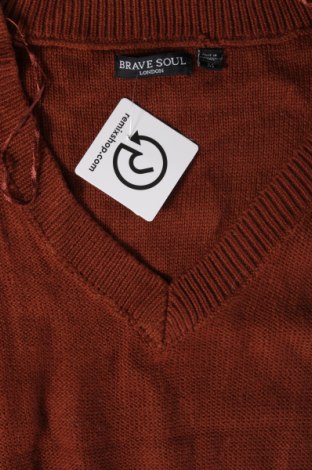 Дамски пуловер Brave Soul, Размер M, Цвят Кафяв, Цена 18,86 лв.