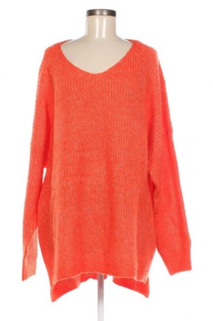 Дамски пуловер C&A, Размер 3XL, Цвят Оранжев, Цена 29,00 лв.