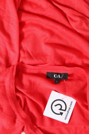 Дамски пуловер C&A, Размер L, Цвят Червен, Цена 12,47 лв.