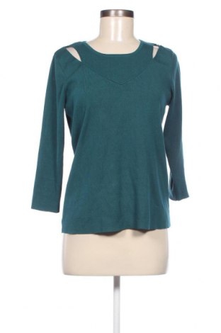 Γυναικείο πουλόβερ Cable & Gauge, Μέγεθος L, Χρώμα Πράσινο, Τιμή 7,71 €