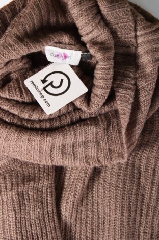 Дамски пуловер Calin Kalin by Kiabi, Размер M, Цвят Кафяв, Цена 19,28 лв.