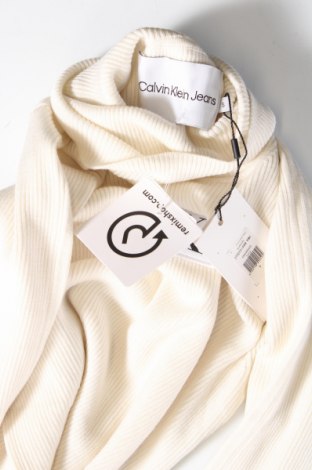 Γυναικείο πουλόβερ Calvin Klein Jeans, Μέγεθος S, Χρώμα Εκρού, Τιμή 57,55 €