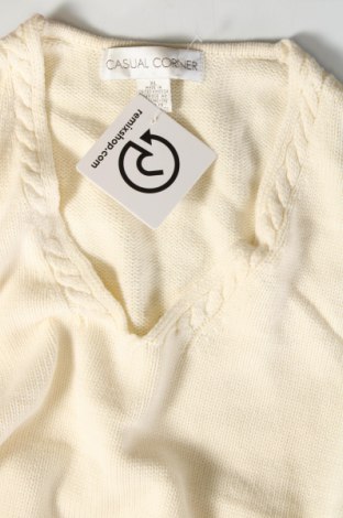 Γυναικείο πουλόβερ Casual Corner, Μέγεθος XL, Χρώμα Εκρού, Τιμή 9,51 €