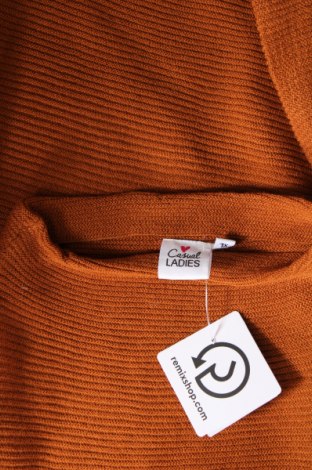 Дамски пуловер Casual Ladies, Размер XL, Цвят Кафяв, Цена 14,50 лв.