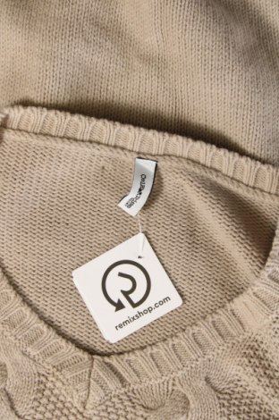 Дамски пуловер Celebrities Tricot, Размер M, Цвят Бежов, Цена 17,63 лв.