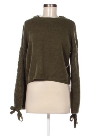 Дамски пуловер Charlotte Russe, Размер S, Цвят Зелен, Цена 13,34 лв.