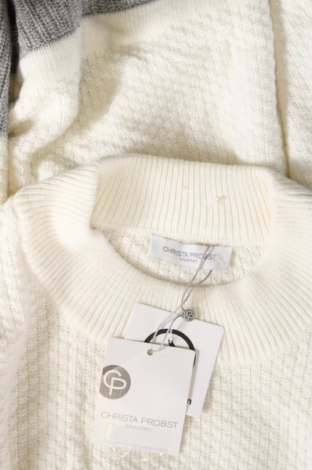 Дамски пуловер Christa Probst, Размер L, Цвят Екрю, Цена 18,40 лв.