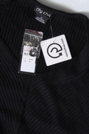 Дамски пуловер City Chic, Размер XS, Цвят Черен, Цена 19,78 лв.