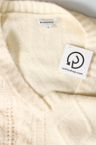 Damenpullover Clockhouse, Größe L, Farbe Beige, Preis € 3,43