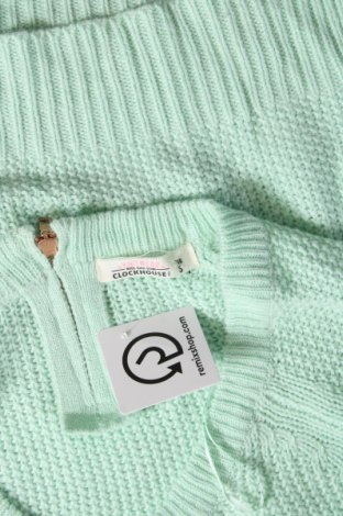 Дамски пуловер Clockhouse, Размер S, Цвят Зелен, Цена 11,60 лв.