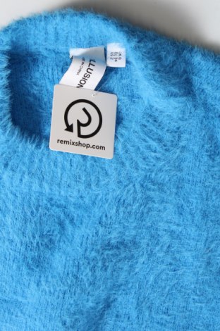 Дамски пуловер Collusion, Размер XS, Цвят Син, Цена 7,20 лв.