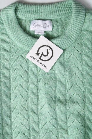 Pulover de femei Cotton Club, Mărime S, Culoare Verde, Preț 33,99 Lei