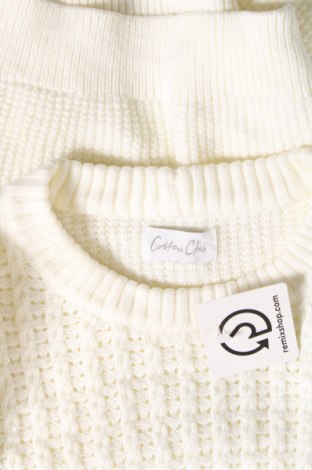 Damenpullover Cotton Club, Größe M, Farbe Weiß, Preis 8,68 €