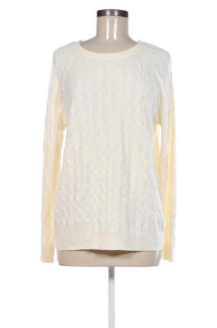 Дамски пуловер Croft & Barrow, Размер L, Цвят Бял, Цена 11,60 лв.