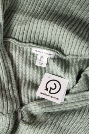 Damski sweter Cupcakes and Cashmere, Rozmiar M, Kolor Zielony, Cena 65,99 zł