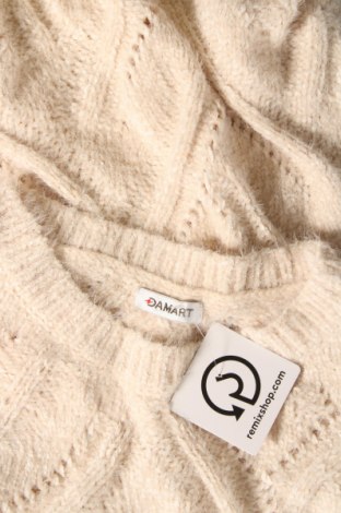 Дамски пуловер Damart, Размер M, Цвят Екрю, Цена 13,34 лв.