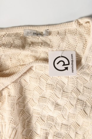 Дамски пуловер Dilvin, Размер M, Цвят Бежов, Цена 5,80 лв.