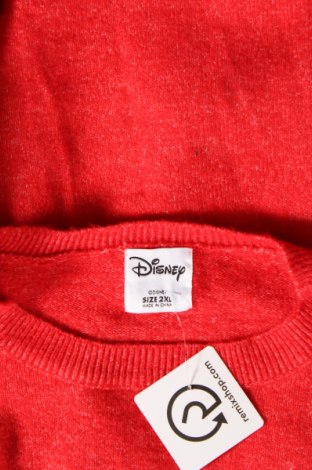 Γυναικείο πουλόβερ Disney, Μέγεθος XXL, Χρώμα Κόκκινο, Τιμή 8,43 €