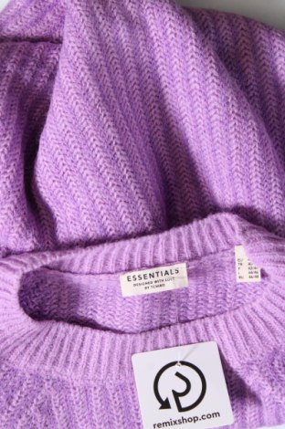 Damski sweter Essentials by Tchibo, Rozmiar M, Kolor Fioletowy, Cena 37,10 zł