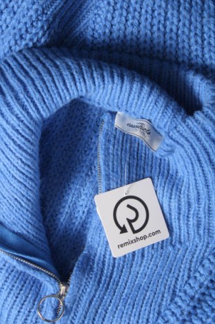 Дамски пуловер Essentials by Tchibo, Размер M, Цвят Син, Цена 13,34 лв.