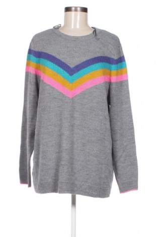 Дамски пуловер F&F, Размер XXL, Цвят Сив, Цена 13,63 лв.