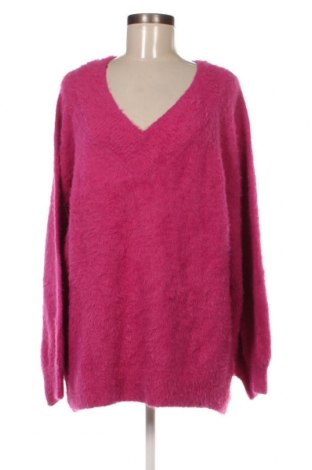 Дамски пуловер F&F, Размер XXL, Цвят Розов, Цена 14,50 лв.