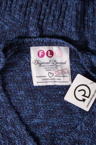 Γυναικείο πουλόβερ FLG, Μέγεθος S, Χρώμα Μπλέ, Τιμή 7,18 €