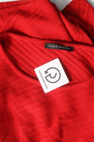 Damenpullover Faber, Größe L, Farbe Rot, Preis € 7,49